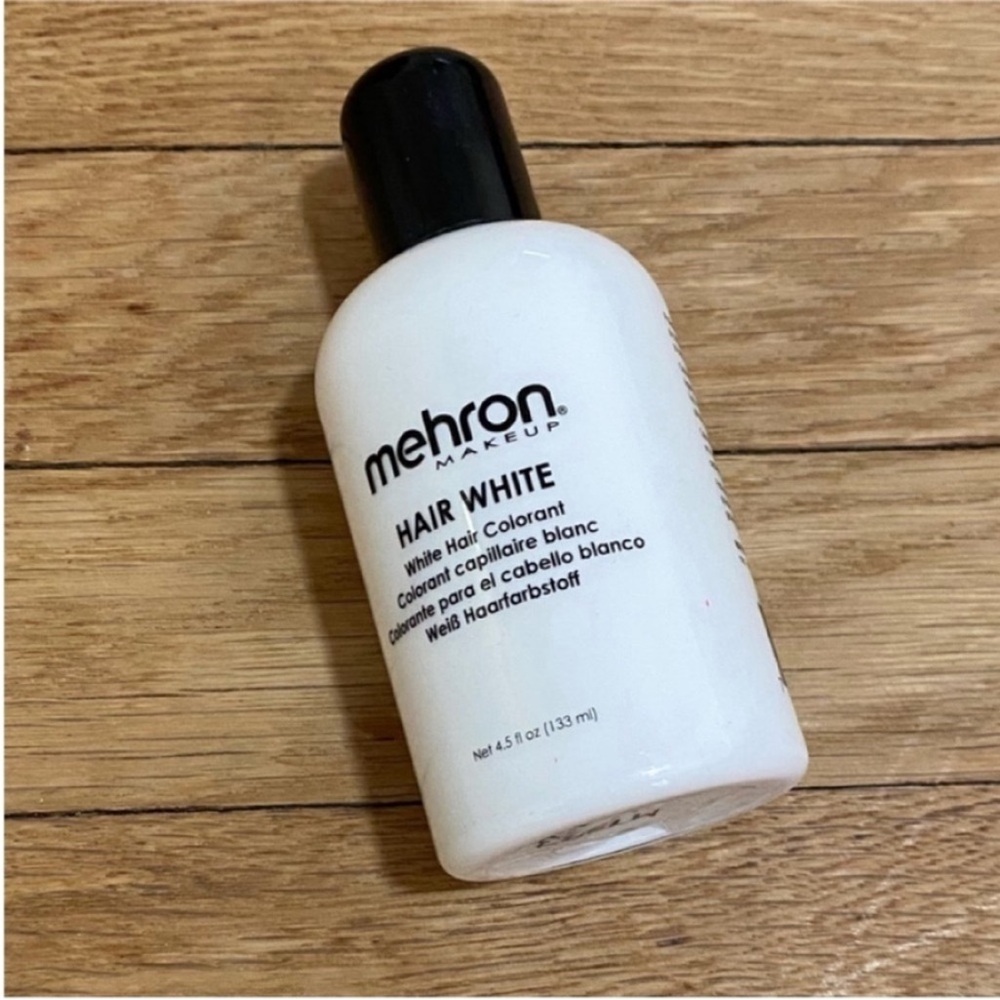 Mehron white temporary hair color